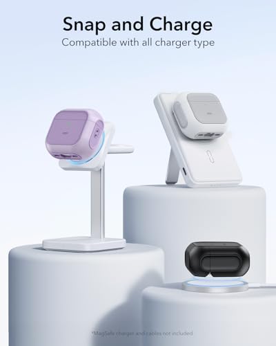 ESR for AirPods 5/4 Case (2026/2024), Compatible with MagSafe, Purple - color: Purple, size: AirPods 5&4 Case