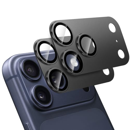 T Tersely 2 Pack Camera Lens Protector for iPhone 17 Pro Max - color: Black, size: 17 Pro Max