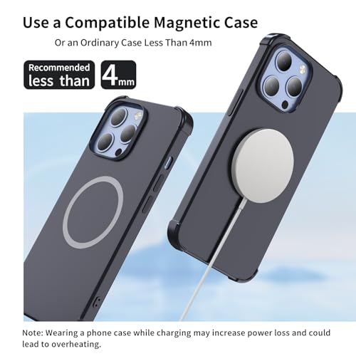 for MagSafe Charger 2 Pack, Magnetic Wireless Charging Pad for iPhone 17/17 Pro/17 Pro Max/Air/16 15 14 13 12 Pro Max Plus/AirPods 2 3 Pro, Strong Magnet, Aluminum Alloy, USB-C/A Port-Silver - color: Silver 2 Pack