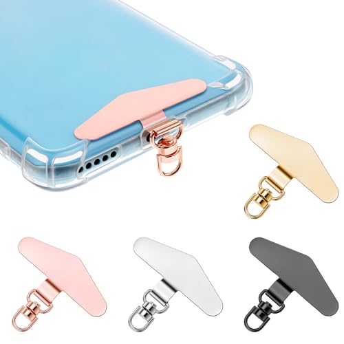 Sibba 4 PCS Phone Tether Tab Phone Lanyard Patch Pad for Most Smartphone