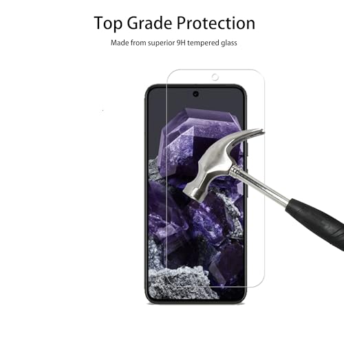 Easy Alignment Frame Designed For Google Pixel 8 Tempered Glass Screen Protector 2-Pack Camera Lens Protector Film 2-Pack