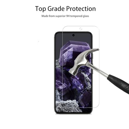 Easy Alignment Frame Designed For Google Pixel 8 Tempered Glass Screen Protector 2-Pack Camera Lens Protector Film 2-Pack
