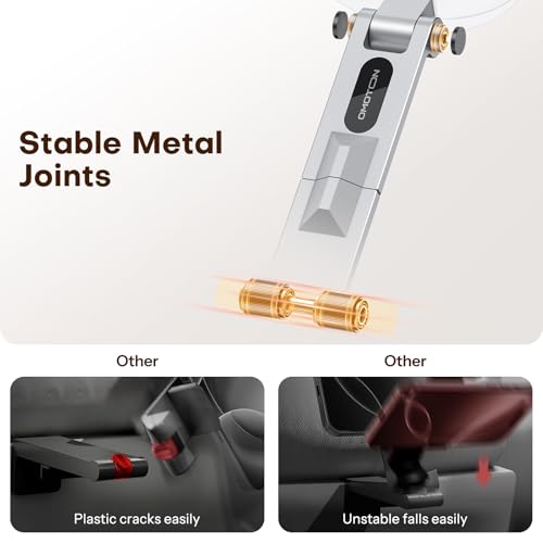 OMOTON TP02 360°Rotating Adjustable Aluminum for MagSafe Tripod, Silver - color: 5-Silver