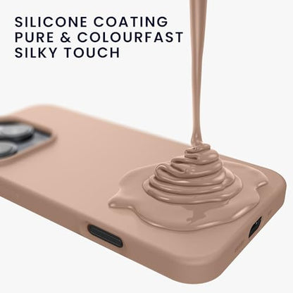 kwmobile Case Compatible with Apple iPhone 16 Pro Case - TPU Silicone Phone Cover with Soft Finish - Antique Pink Matte - color: antique pink matte, size: iPhone 16 Pro