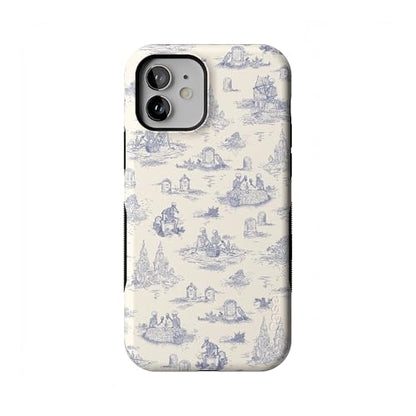 Casely iPhone 12 Mini Case | Graveyard Gathering | Skeleton Picnic | Bold Protective Design | MagSafe Compatible Design - color: Graveyard Gathering | Skeleton Picnic, size: Iphone 12 Mini