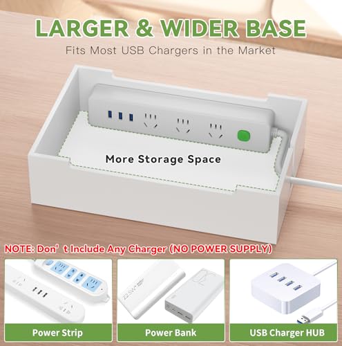 Pezin & Hulin Charging Station, Natural+White (No USB Charger and Cables) - color: Natural+White, size: Dock (No Charger&Cables)