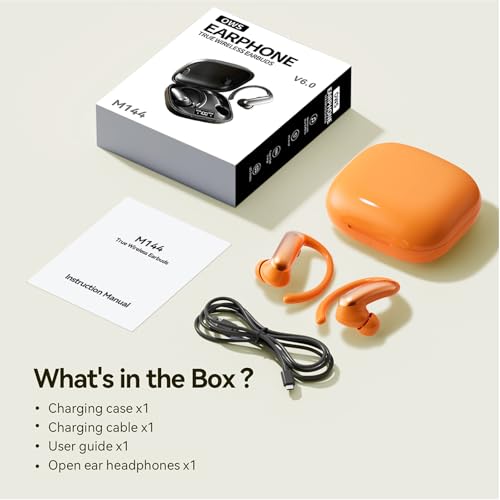 Earbuds (Orange) - color: Orange