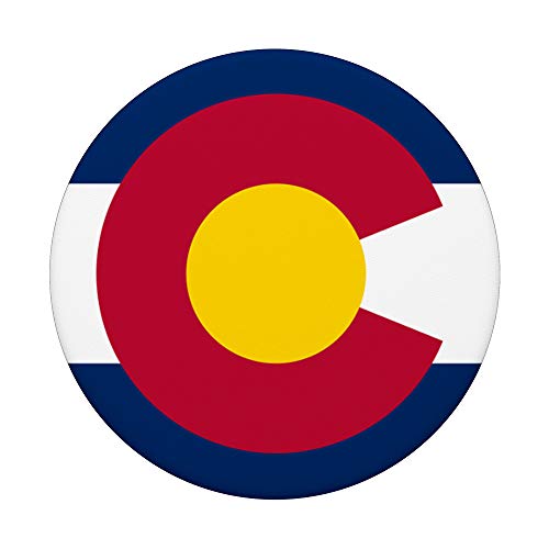 Colorful Colorado Flag PopSockets Grip and Stand for Phones and Tablets