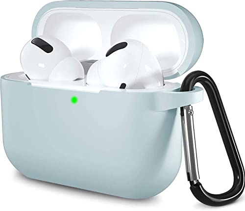 Lerobo for AirPods Pro 2 Case with Keychain, Turquoise - color: Turquoise
