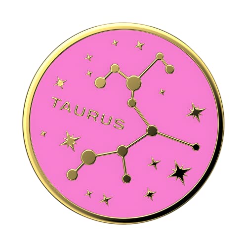 PopSockets Phone Grip with Expanding Kickstand, Adhesive Grip, Enamel - Zodiac Taurus - color: Taurus