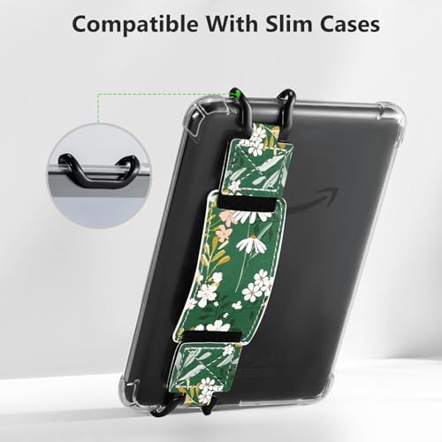 CoBak Secure Hand Strap for Ebook Reader - Versatile and Lightweight - color: Floral Harmony-1 Pack
