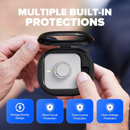 Oura Ring Gen 5/4/3 Charging Case, 2000mAh, LED Display | For Oura Ring Gen 5/4/3, up to 10 recharges, travel charging case, works with original dock, official charger not included