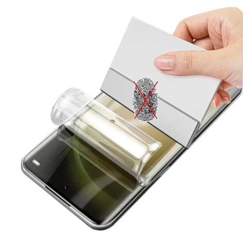 2pcs Anti-fingerprint Matte Hydrogel Film for Samsung Galaxy S23 Ultra 5G 6.8" Flexible Screen Protector TPU Fingerprint Unlock Anti-Glare Anti-reflective Not Tempered glass - color: S23 Ultra 5G 6.8"