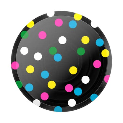 PopSockets Translucent Phone Grip with Expanding Kickstand, PopSockets for Phone, Translucent PopGrip - Black Disco - color: Black Disco