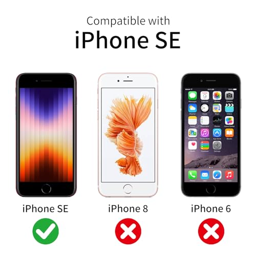 3 Pack Privacy Screen Protector for iPhone SE3/SE2020/SE2022/6/6S/7/8, 9H Hardness Double Shatterproof Anti-Spy Tempered Glass Film, Easy Installation - size: iPhone SE3/SE2020/SE2022/6/6S/7/8