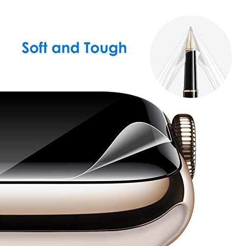 JETech TPU Screen Protector for Apple Watch SE 3/2/1, Series 6/5/4 44mm - size: Apple Watch SE 3/2/1 / Series 6 5 4 44mm