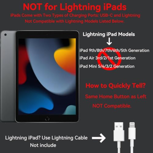 2Pack iPad USB C Fast Charger with 10FT Long Braided USB C to USB C Cable - size: 10FT 2Pack