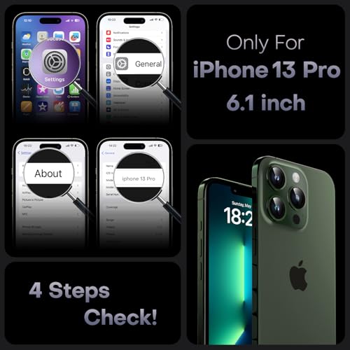 TOCOL for iPhone 13 Pro Case, Compatible with MagSafe, Alpine Green - color: Alpine Green, size: Iphone 13 Pro