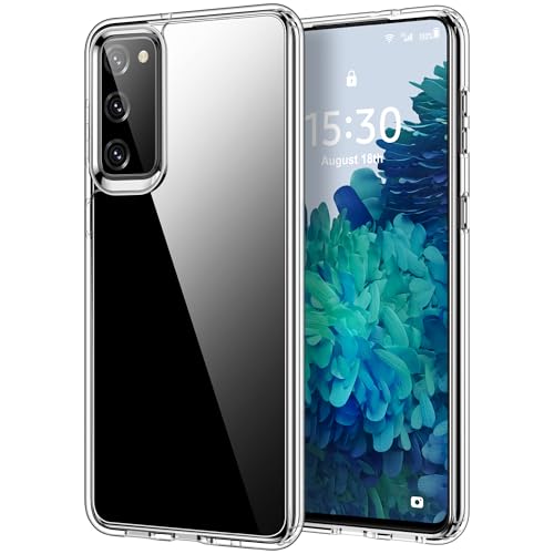 HOOMIL Case for Samsung Galaxy S20 FE 6.5-Inch, Non-Yellowing, Drop Protection, Anti-Scratch Transparent Hard Back Phone Cover - Crystal Clear - color: Clear, size: Samsung Galaxy S20 FE