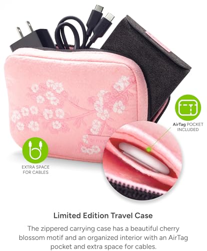 Mophie 3-in-1 Travel Charger with MagSafe - Portable Wireless Charging Hub - color: Cherry Blossom Pink, style: Gen 2