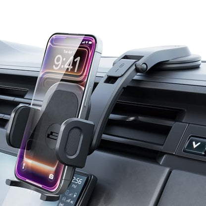 Bracketron TripGrip Low-Profile Car Phone Holder Mount for Trucks Dashboard