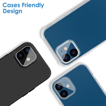 JETech Camera Lens Protector for iPhone 12, 3-Pack - size: iPhone 12