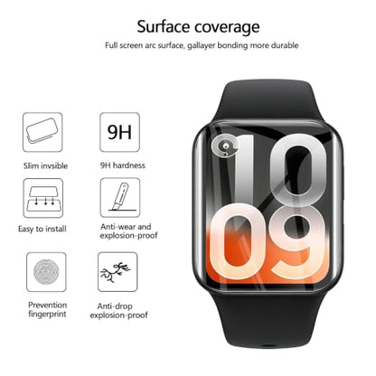 Anoowkoa 4 Pack for Xiaomi Band 10 Pro/Mi Band 9 Pro Screen Protectors - color: Xiaomi Band 10 Pro/Mi Band 9 Pro