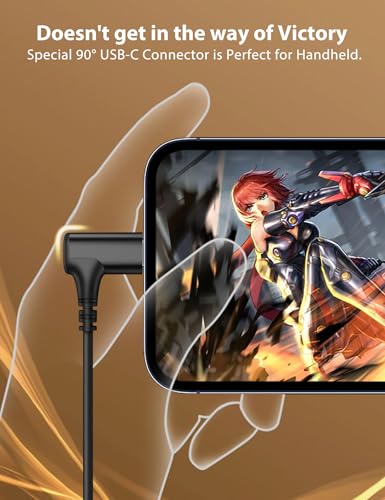 Jiunai USB C Wired Earbuds Right Angle in Ear Headphones Mic Metal Black - color: Metal Black