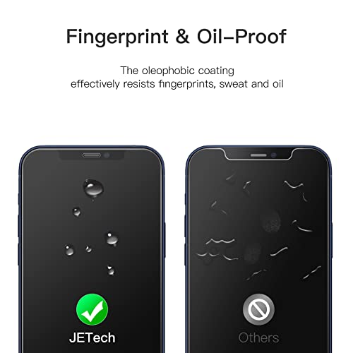 JETech Screen Protector for iPhone 12/12 Pro, 3-Pack