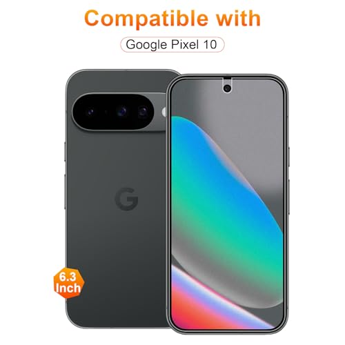 2 Pack for Google Pixel 10 Anti-Glare Matte TPU Screen Protector, Smooth and Responsive Touch Screen Protector Film for Gamming, [Support Fingerprint Unlock] [Self-Healing] [Not Glass] - size: pixel 10 privacy screen protector