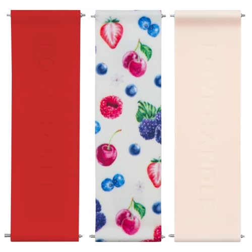 LOVEHANDLE PRO Swappable Strap 3-Pack - Berries & Cream - color: Berries