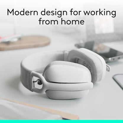 Logitech Zone Vibe 100 Wireless Over Ear Headphones - Off White - color: Off White