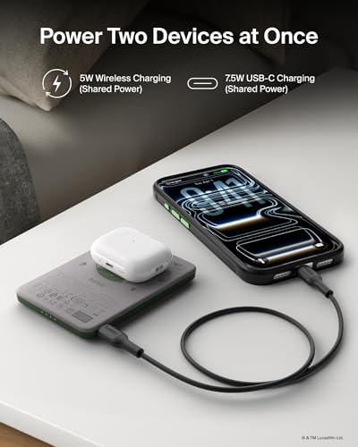 Belkin Disney Mandalorian and Grogu, Magnetic Power Bank 5000mAh Charger