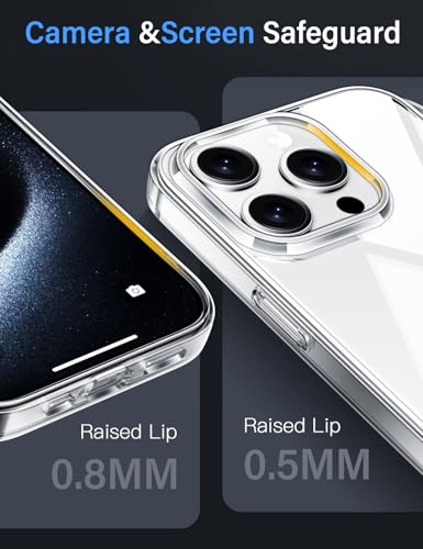 X-level Compatible with iPhone 15 Pro Case Clear Thin Soft TPU Slim Fit Mobile Phone Cover Anti-Slip Grip Scratch Resistant Phone Cases for 15 Pro - color: Clear, size: iPhone 15 Pro