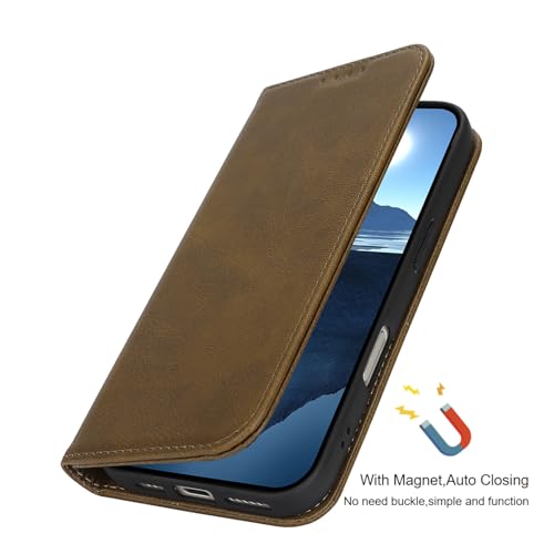 Wallet Case for iPhone 16 Pro Max,Premium PU Leather Flip Folio Case with Card Slot,Stand Holder and Magnetic Closure TPU Shockproof Interior Protective Case,6.9 Inch,Green | Premium PU Leather, Flip Folio Purse Case, with Card Slot, Stand Holder,Magnetic