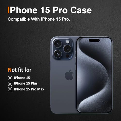 Silicone Clear iPhone 15 Pro Case,Ultra Thin with Comfort Grip | Soft Slim-Fit TPU iPhone 15 Pro Phone Cover,Non-Slip,Shockproof Protection,Scrath-Resistant - size: iPhone 15 Pro case