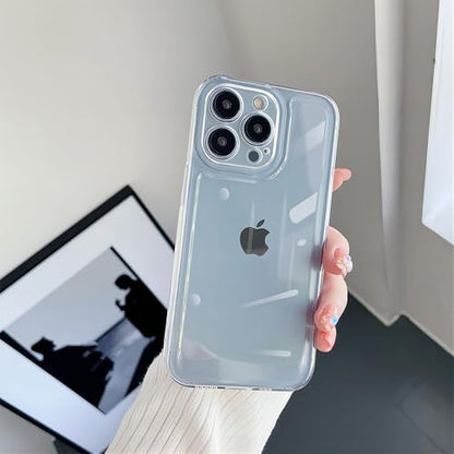 Designed for iPhone Case,Premium Sleek Crystal Clear,Anti-Yellowing Anti-Scratch Full Body Protection,Soft TPU Transparent Ultra Thin Slim Shockproof Phone Case (iPhone 16 Pro,Clear) - size: iPhone 16 Pro