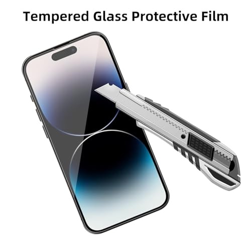 4 Pack Glass Screen Protector Compatible for iPhone 14 Pro [6.1 Inch] [9H Hardness]-HD Screen Tempered Glass, Scratch Resistant,Easy Install [Case Friendly] - size: iPhone 14 Pro