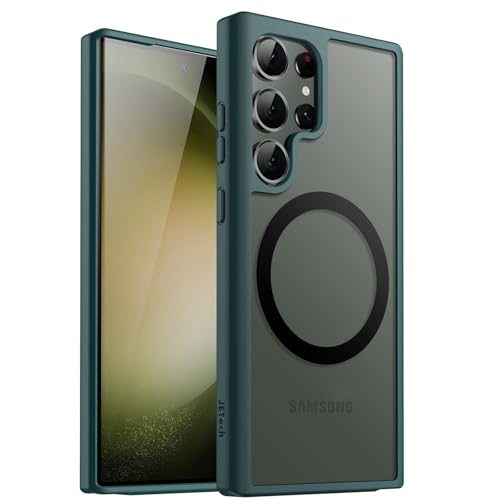 JETech Magnetic Case for Samsung Galaxy S23 Ultra, Midnight Green - color: Midnight Green