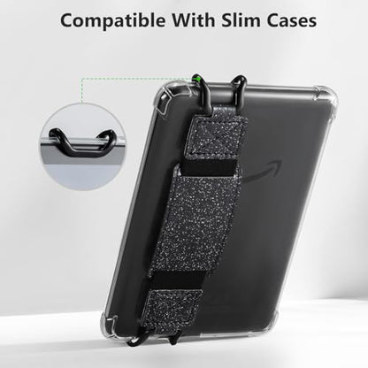 CoBak Secure Hand Strap for Ebook Reader - Versatile and Lightweight - color: BlackStar-1 Pack