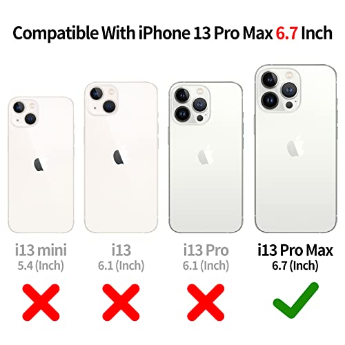HianDier Wallet Case Compatible with iPhone 13 Pro MAX Case 5G 6.7-inch Slim Protective with Credit Card Slot Holder Flip Folio Soft PU Leather Magnetic Closure Cover, Carbon Fiber Black - color: Carbon Fiber Black