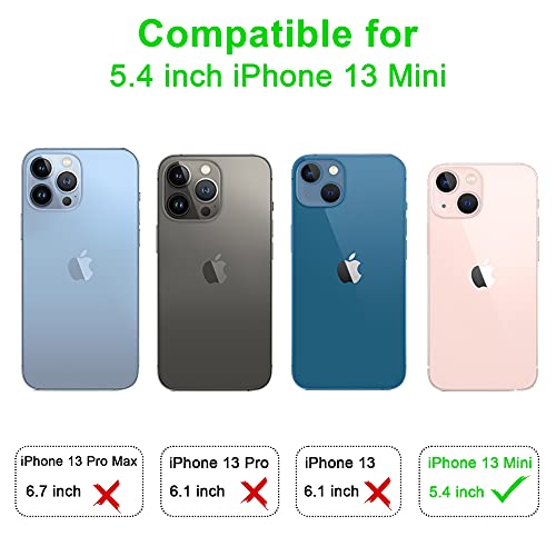 Arae Screen Protector for iPhone 13 Mini, HD Tempered Glass Anti Scratch Work with Most Case, 5.4 inch, 3 Pack - size: iPhone 13 Mini 5.4 inch