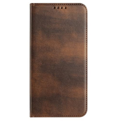Leather Case Compatible with Galaxy A20E, Magnetic Cover with Card Slots Bumper Phone Case Leather Purse Scratch Resistant Case mit Stand Function Slim Case Compatible with Samsung Galaxy A20E/A10E - color: Brown