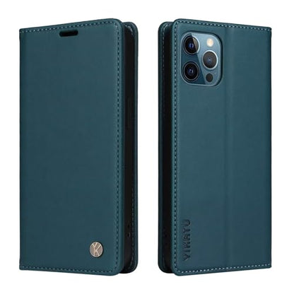 Caseurban Compatible with iPhone 13 Pro Wallet Case PU Leather Flip Folio Case with Card Holder Magnetic Closure Shockproof Protective Phone Cover Blue - color: Blue, size: iPhone 13 Pro
