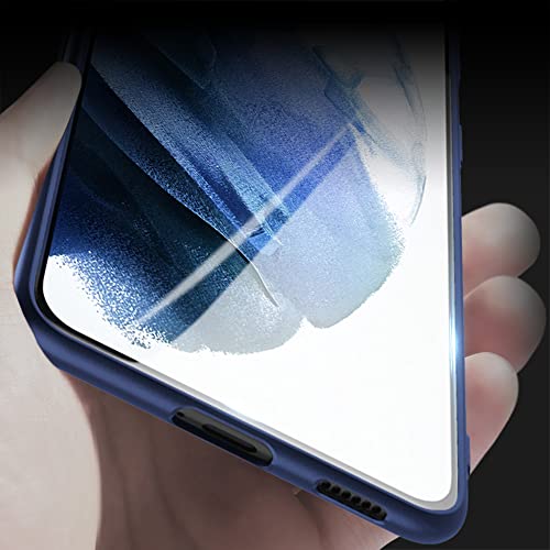 X-level for Samsung Galaxy S21+ Plus Case Slim Fit Soft TPU Super Thin [Guardian Series] S21 Plus Phone Back Cover Light Protective Matte Finish Coating Case Compatible Samsung S21+ Plus-Navy Blue - color: Navy blue