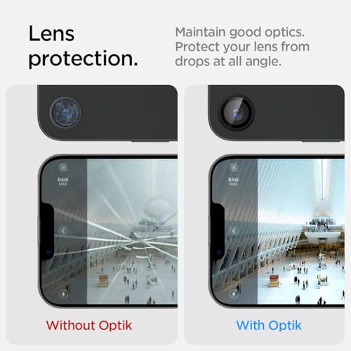 Spigen Camera Lens Protector for iPhone 16e/17e - Black
