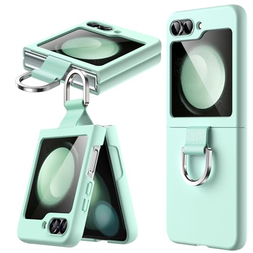 JETech Case for Samsung Galaxy Z Flip 5, Mint Green