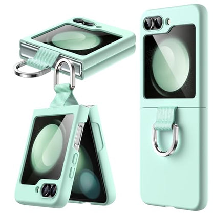 JETech Case for Samsung Galaxy Z Flip 5, Mint Green