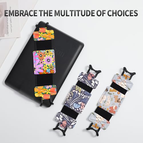 MoKo Soft Hand Strap for 6-8" Kindle eReaders Fire Tablet, Campus Flower - color: Campus Flowers, style: Soft Pu Strap