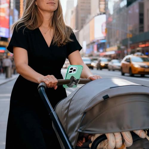 Stroller Phone Holder, Shopping Cart & Bike, 360° Rotating Cell Phone Mount
